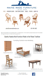 Mobile Screenshot of mainemadefurniture.com