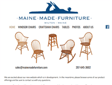 Tablet Screenshot of mainemadefurniture.com
